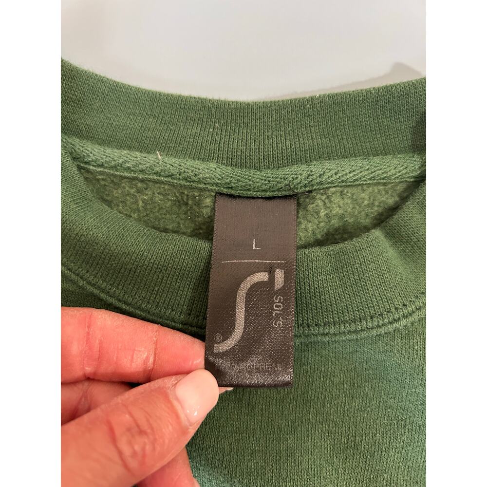 Zurich Switzerland green sweatshirt size L crewneck - Picture 6 of 6